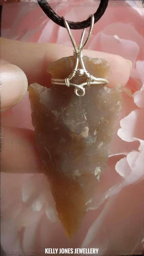 silver filled arrowhead pendant  sterling bead   design