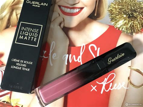 Жидкая матовая помада Guerlain Intense Liquid Matte - «Пудровые губки ...