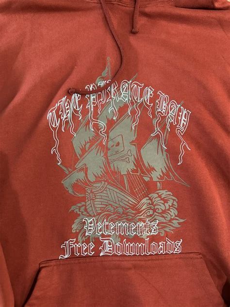 Vetements Vetements Pirate bay 2020 hoodie | Grailed
