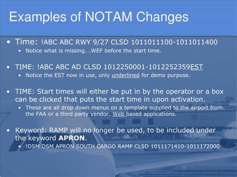 digital notam transition powerpoint