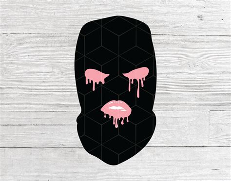 Womans Ski Mask SVG - Baddie SVG - Hot Girl SVG - Girl Ski Mask SVG
