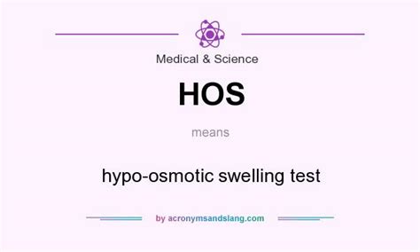 hos hypo osmotic swelling test  medical science