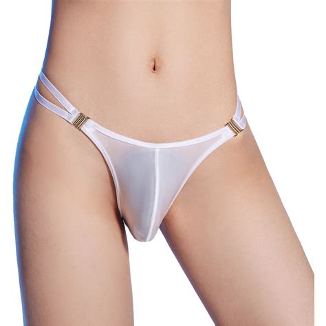 Mens Clear G-String Thong Sexy Underpants Briefs Mini Bikini Underwear