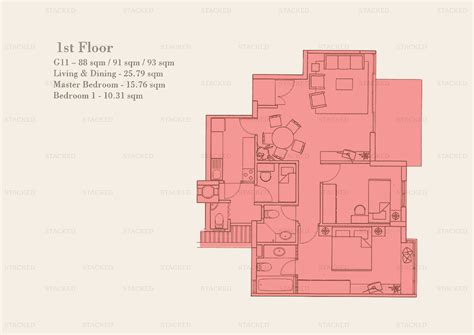 Stacked homes - Nineteen Shelford Road Singapore Condo Floor Plans