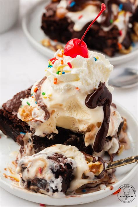 Brownie Sundae - Ice Cream From Scratch