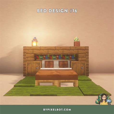 20 Beautiful Minecraft Bed Design Ideas (Double Bed Edition) — ByPixelbot