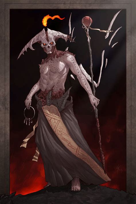 Abaddon the Destroyer - Evil Art and Fantasy Character Design