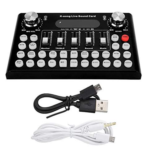 Metal Voice Changer, Live Sound Card with Bluetooth for Mobile Phone