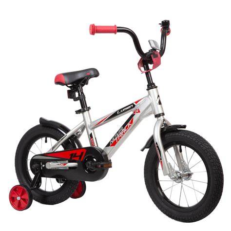 Novatrack Детский велосипед Lumen 14", серебристый (145ALUMEN.BN9 ...