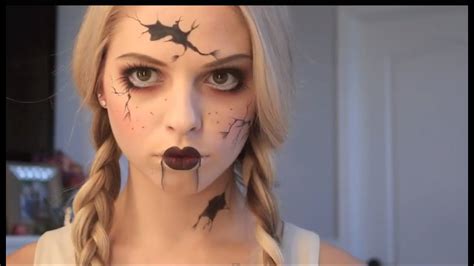 Easy Creepy Doll Makeup Tutorial | Saubhaya Makeup