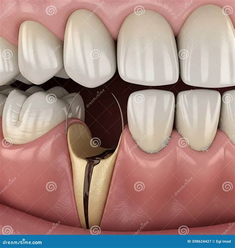 Dental Anatomy: Tooth Decay And Pulp Cavity Royalty-Free Illustration