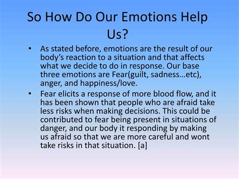 emotions affect decision making powerpoint