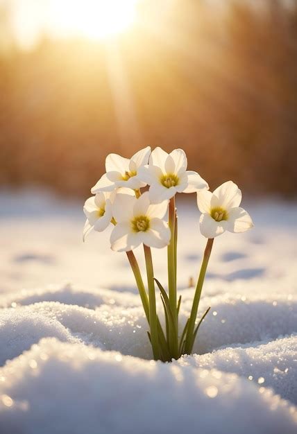 Spring's first bloom | AI-generated image