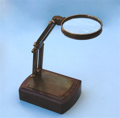 Solid Brass Adjustable Stand Magnifier