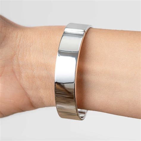 bracciale rigido donna ovale argento forme  lucchetta