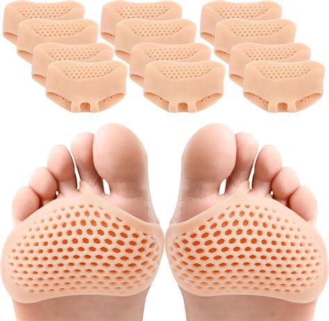 Amazon.com: Metatarsal Gel Pads 6 Pair (12 Pack) - Reusable Ball of