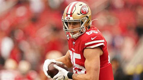 George Kittle injury update: 49ers tight end returns after taking cart ...
