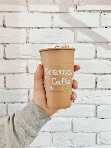 Стаканчик для кофе | Caffè, Crema
