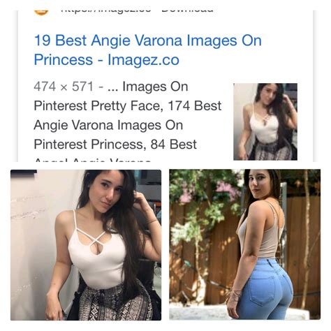 Real person- Angie Varona | Pretty face, Angie, Pretty