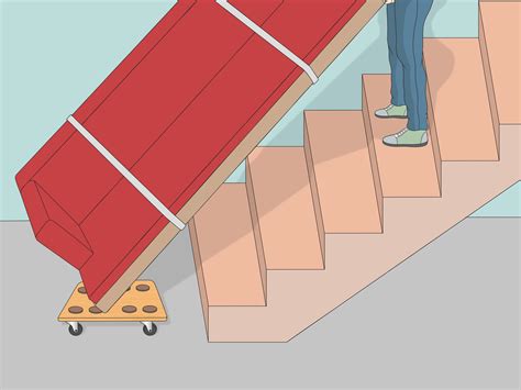 How to Move a Sofa Bed Up or Down Stairs: 9 Steps (with Pictures)