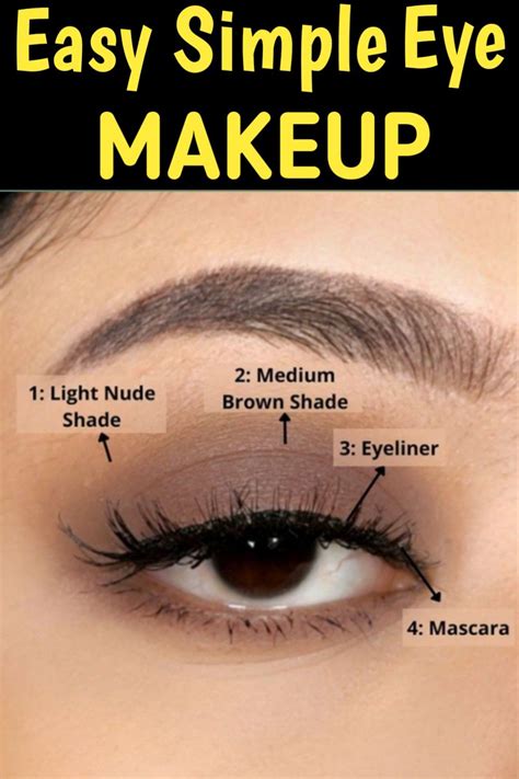 Easy simple eye makeup – Artofit