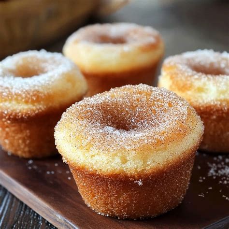 cinnamon sugar donut muffins irresistible treat   bite