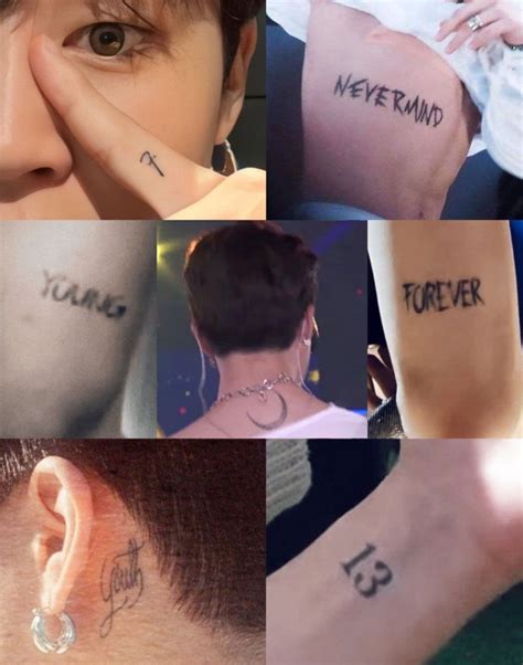 park jimin bts tattoos kpop tattoos bts jimin