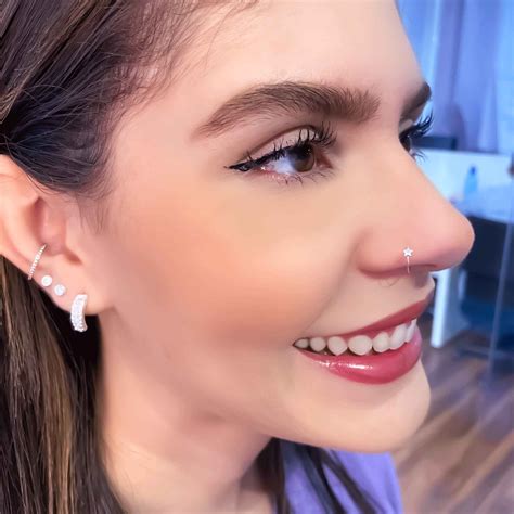 Pircing No Nariz Argola - Tipos De Joias Para Piercing No Nariz