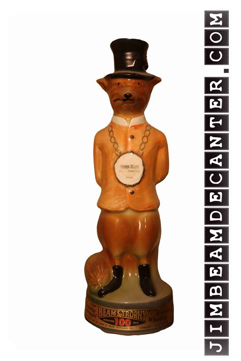 1969 Jim Beam Fox Decanter | Huntsman Gold Coat