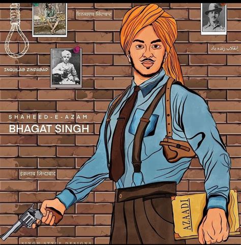 Bhagat Singh With Pistol