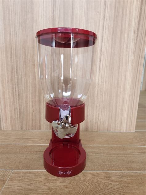 zevro dry food dispenser  chrome tv home appliances kitchen