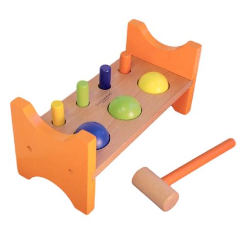 peg  ball hammer bench step