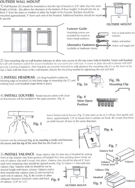 Vertical Blinds Installation Instructions - Hot Blinds