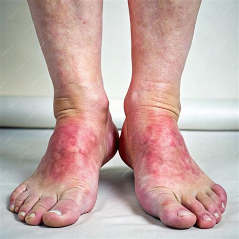 Educational Images of Swollen Ankles in Women Understanding Common
