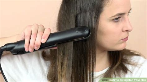 3 Ways to Straighten Your Hair - wikiHow