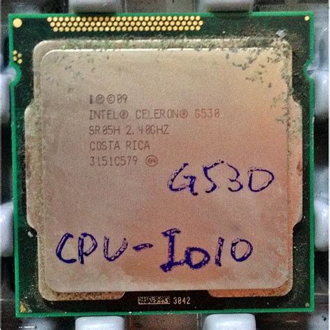 【冠丞3C】Intel Celeron G530 雙核雙線 1155腳位 CPU 處理器 CPU-I010 | 蝦皮購物