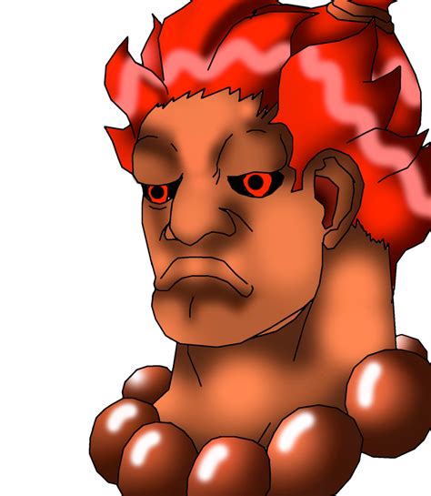 Akuma colored by CrossoverGamer on DeviantArt