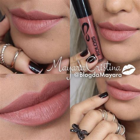 Resenha Batons Líquidos Koloss Makeup | Batons, Batom liquido, Batom
