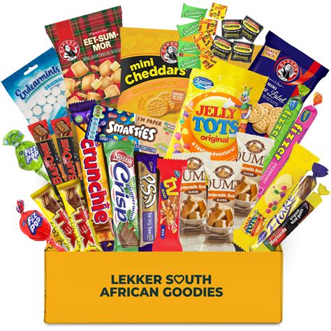 Amazon.com : Treats from Home South African Snacks Food Box | Authentic