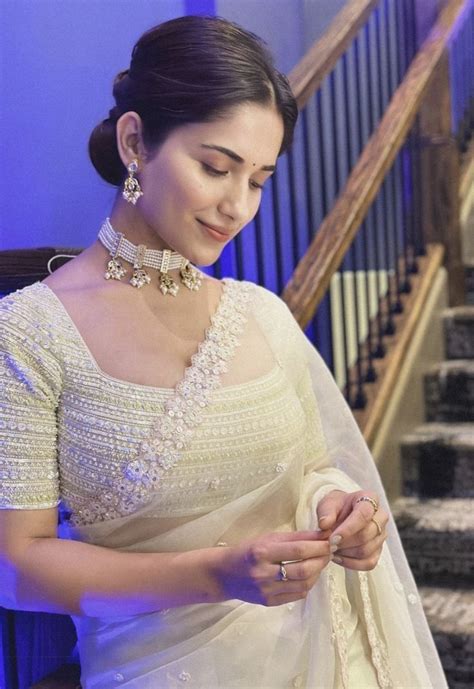 white saree  pearls work white blouse white blouse designs