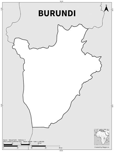 Burundi Maps | Mappr