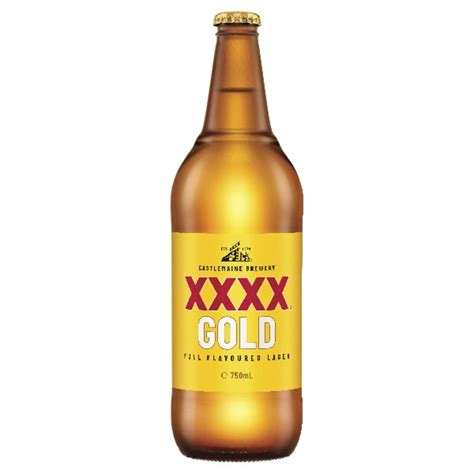XXXX Gold Lager Bottle 750mL - Storefront EN