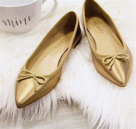 What To Wear With Gold Ballet Flats at Betty Sansbury blog