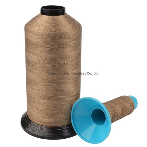 fiber glass threads chinese factory filter bag sewing thread ptfe