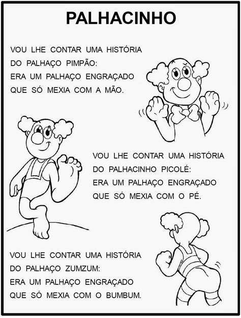 Letra De Musicas Infantil Para Imprimir