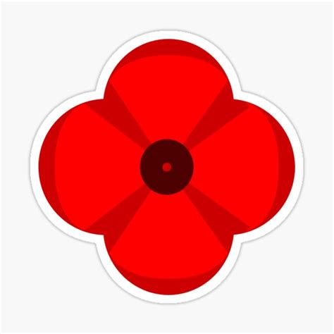 "Remembrance Day (armistice day, poppy day)" Sticker for Sale by anouar ...