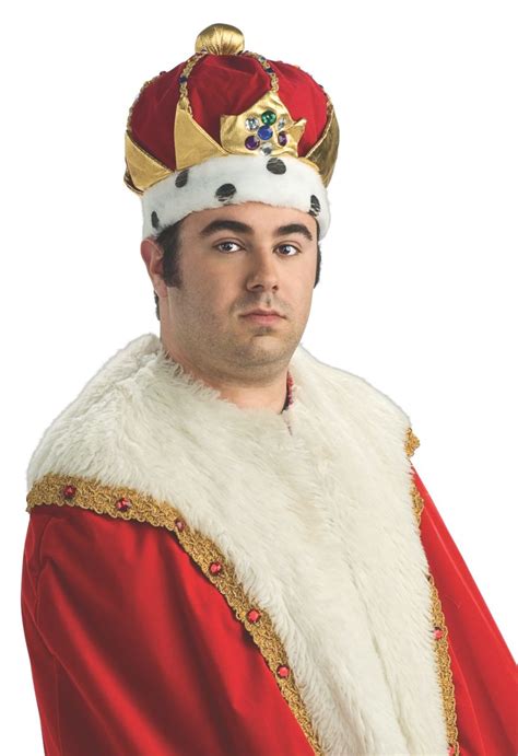 Adult Deluxe Royal King Men Crown | $12.99 | The Costume Land