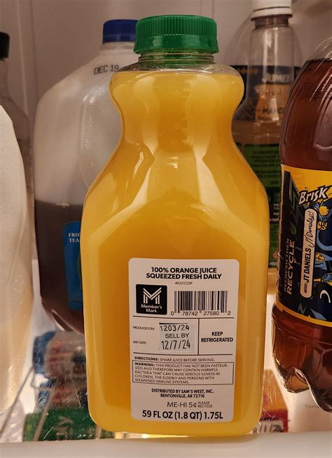 How Good Is Orange Juice After Expiration Date