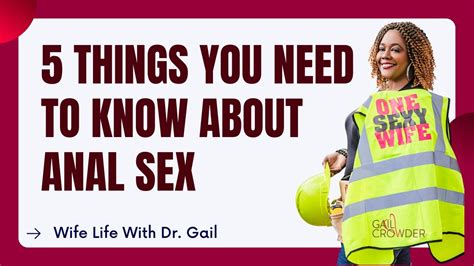 anal sex   sexologist youtube