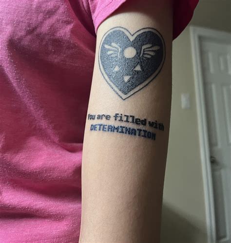 Determination Symbol Tattoo